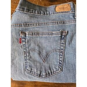 Levis Bootcut 515 Jeans Light Wash Blue Denim Western Womens 16 Stretch 34x30